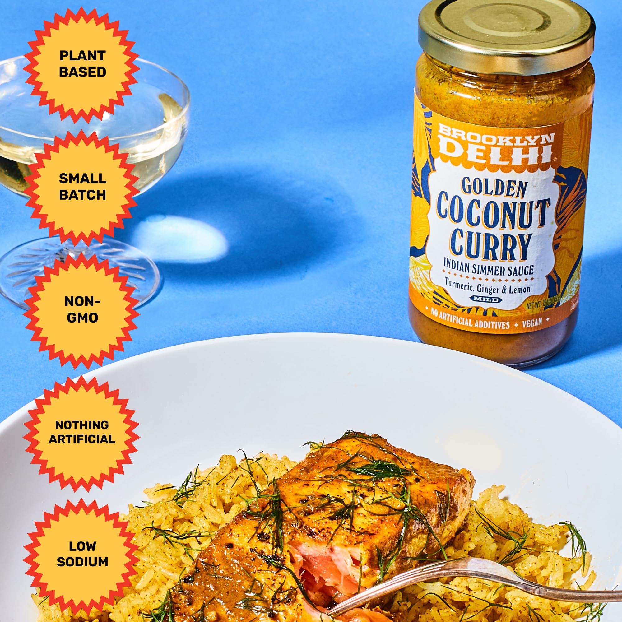 Brooklyn Delhi curry served over rice for family-friendly meal