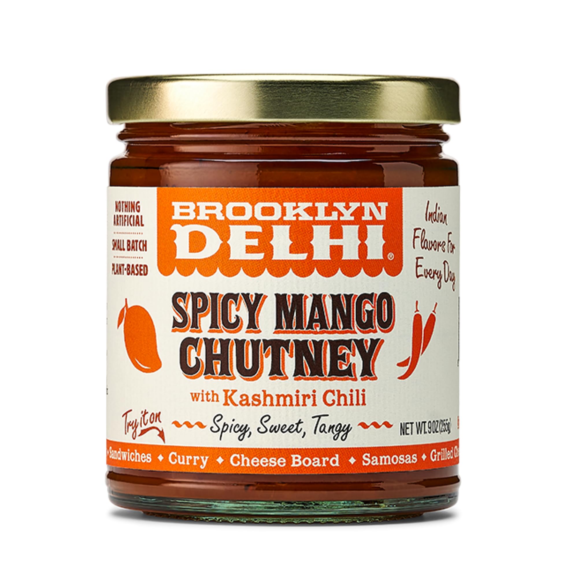 Brooklyn Delhi front jar view showing product and packaging benefit convenience