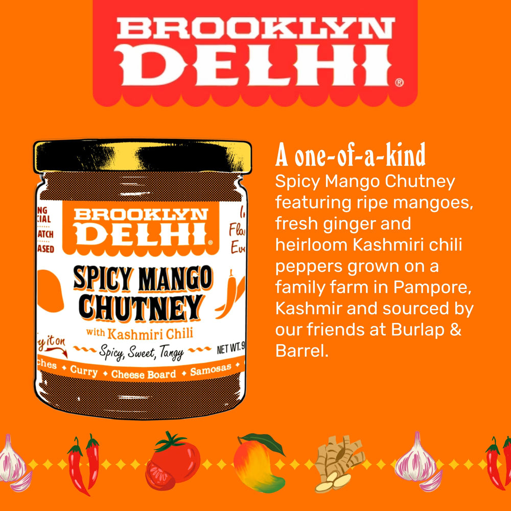 Brooklyn Delhi spoon with smooth chutney texture for easy spreading