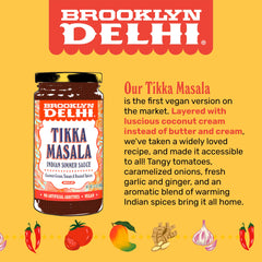 Brooklyn Delhi close-up of creamy tomato-coconut texture highlighting rich mouthfeel