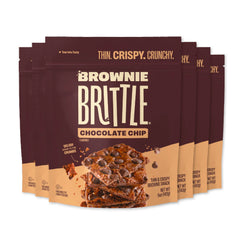 Brownie Brittle family pack front showing brand and resealable bag, perfect for sharing
