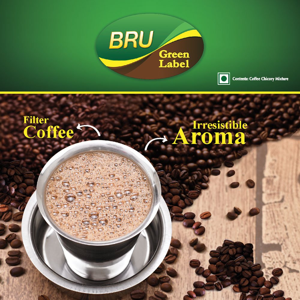 bru pack beside a ruler showing 17.6oz scale for portion clarity