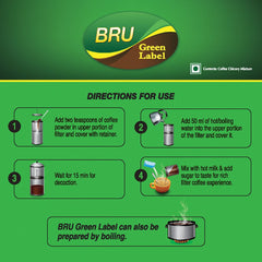 bru pouring freshly brewed coffee from pot showing strong aroma and steam