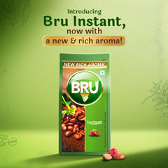 bru jar refill in kitchen demonstrating easy storage and accessibility