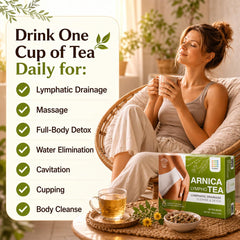 Bruizex brewed cup steaming hot illustrating soothing lymphatic support