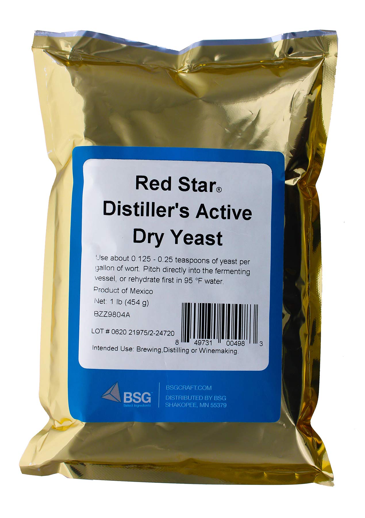 BSG Red Star DADY front packaging shows product and size benefit