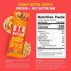 B.T.R. close-up of peanuts and brittle pieces showing crunchy texture