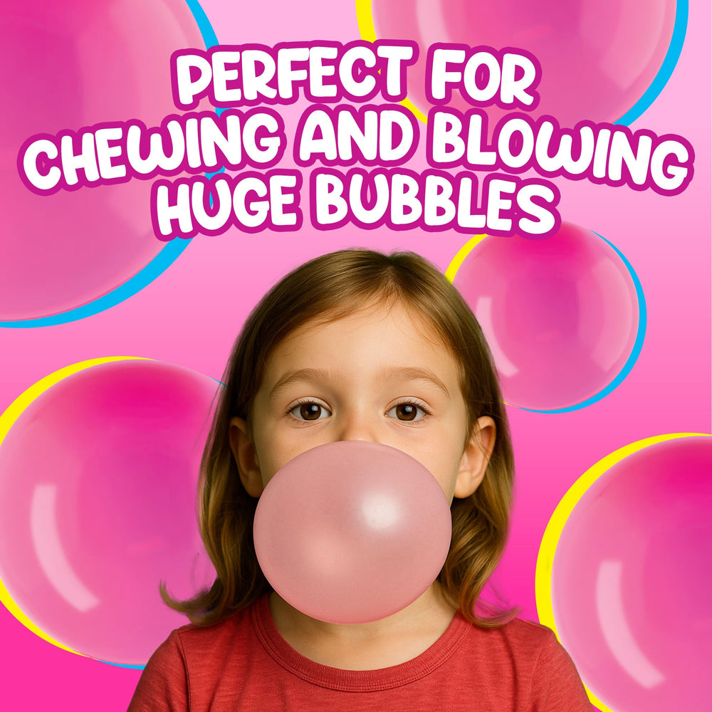 Bubblicious single gum piece closeup highlighting smooth chewable surface