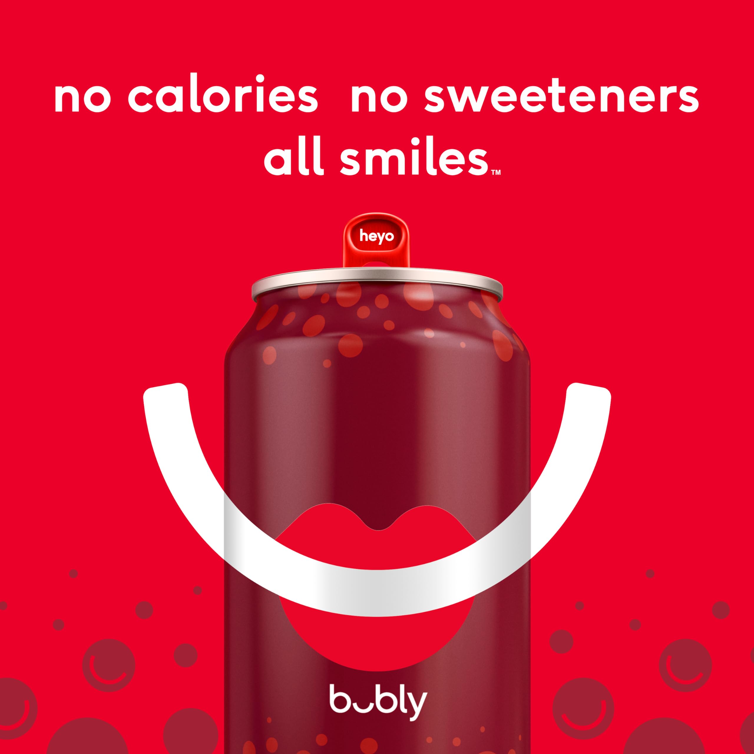 bubly open can poured into glass with bubbles for immediate thirst relief