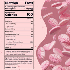 Try New Treats Bubs open bag revealing soft oval candies for easy serving