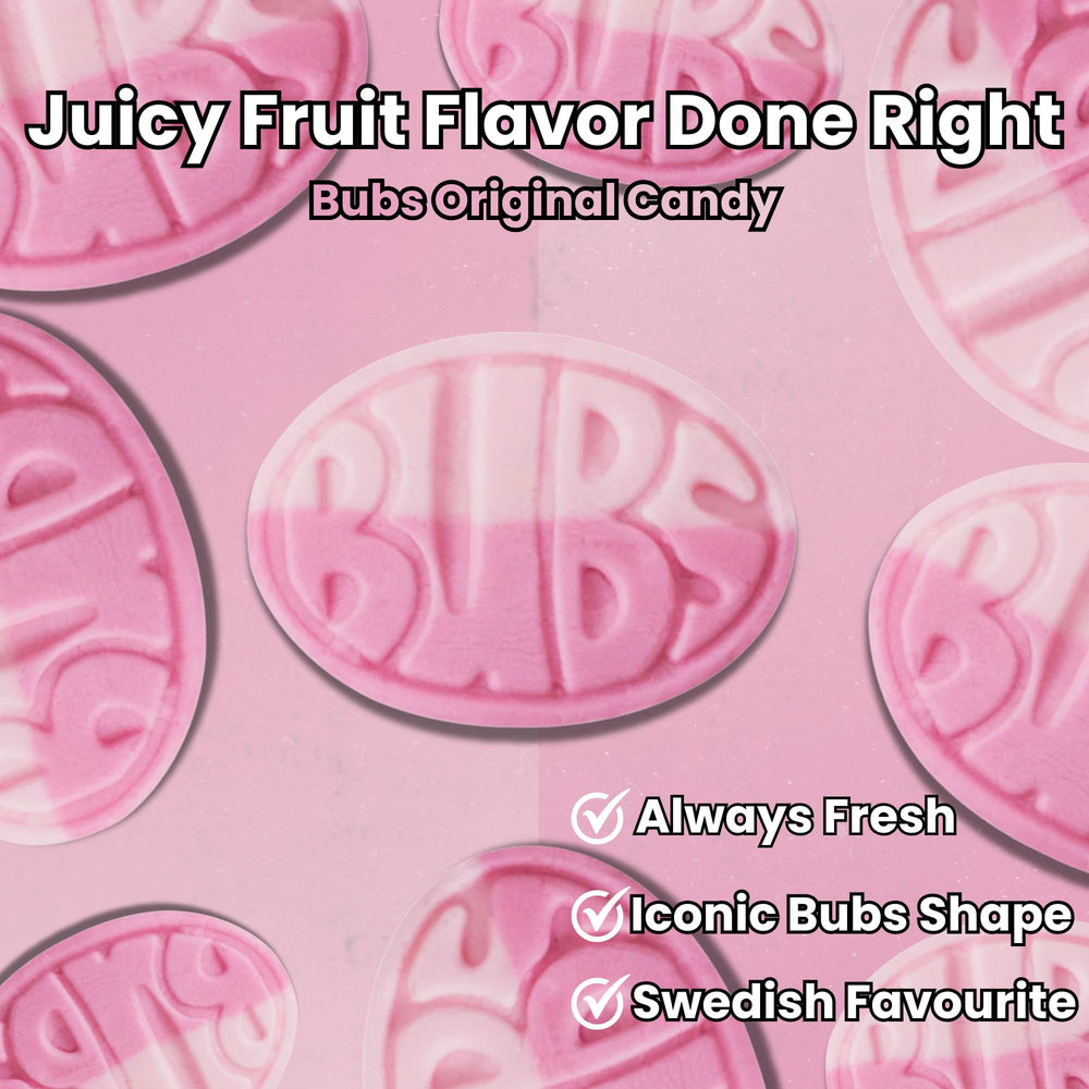 Try New Treats Bubs close-up of oval texture highlighting airy foam benefit