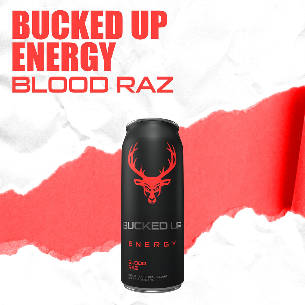 Bucked Up can beside gym gear showing pre- or post-workout energy support