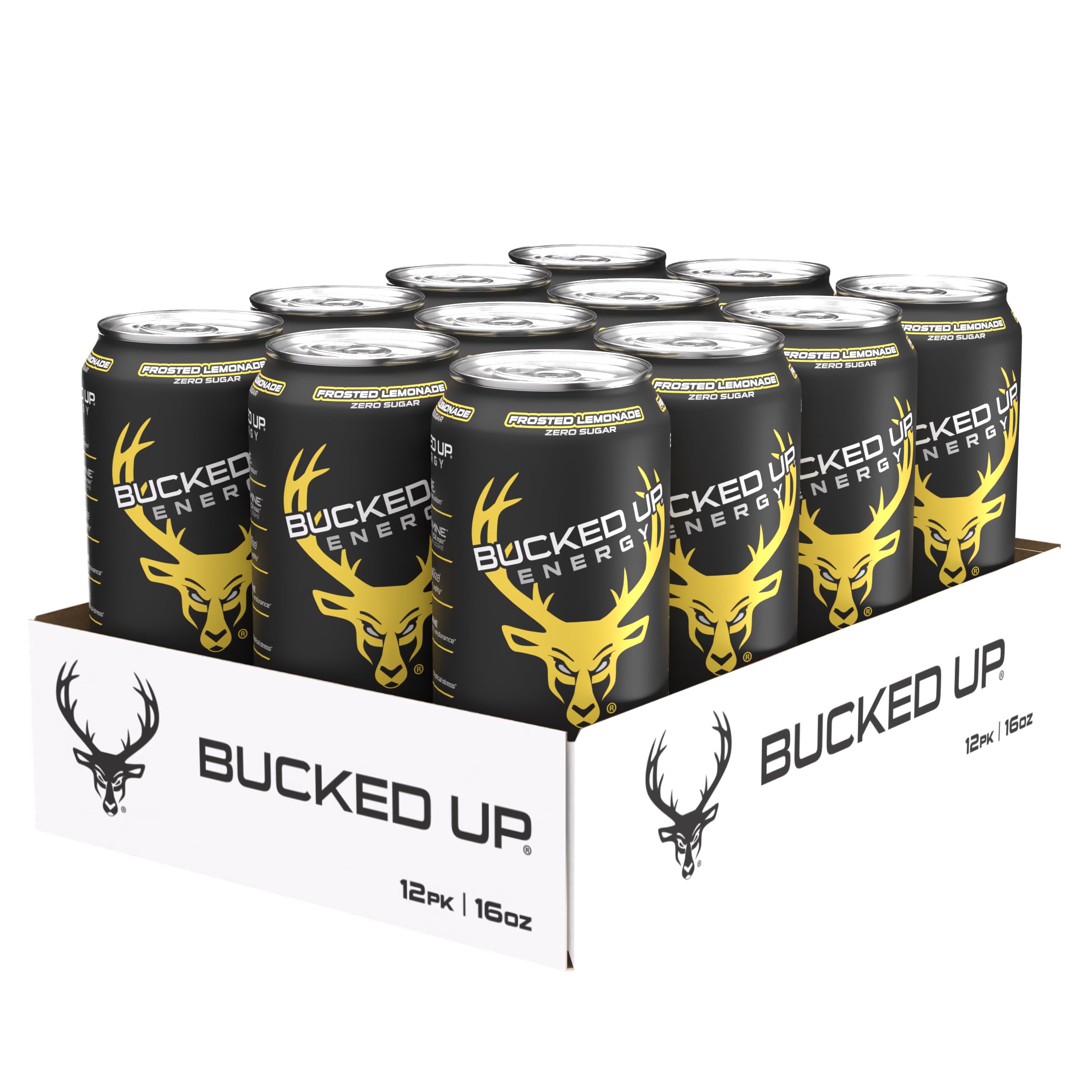 Bucked Up can chilling in cooler with ice for portable cold refreshment benefit