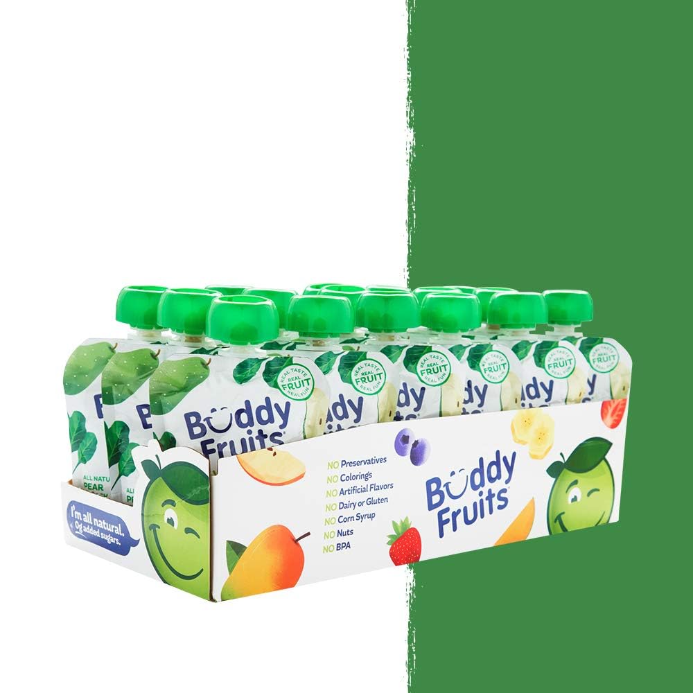 Buddy Fruits pouch inside a child’s lunchbox showing suitability for school snacks
