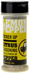 Buffalo Wild Wings front packaging showing bright lemon-pepper seasoning blend benefit