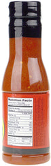Buffalo Wild Wings bottle pouring sauce over wings, showcasing easy controlled dispensing benefit