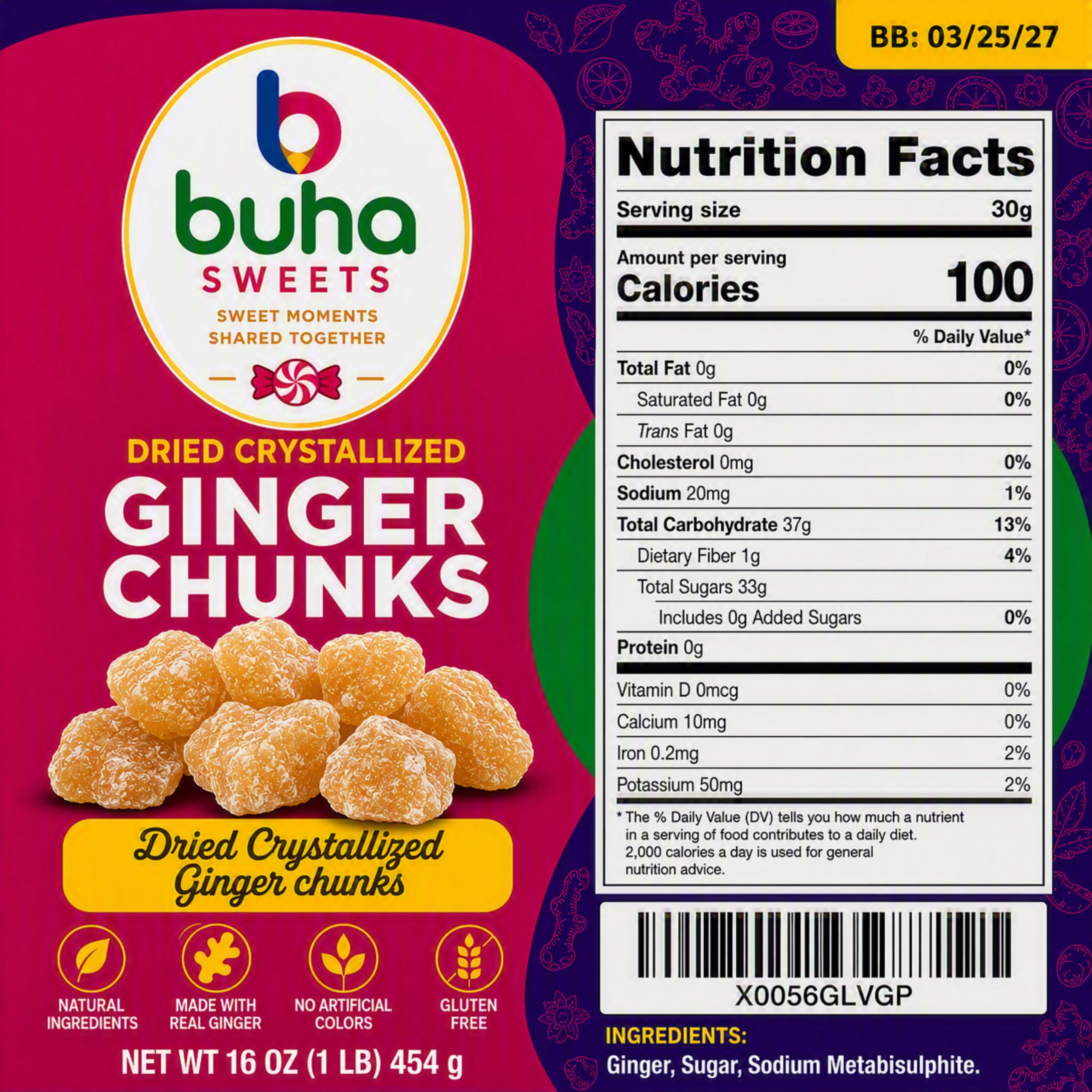 Buha Sweets cubes mixed into cookie dough for baking convenience