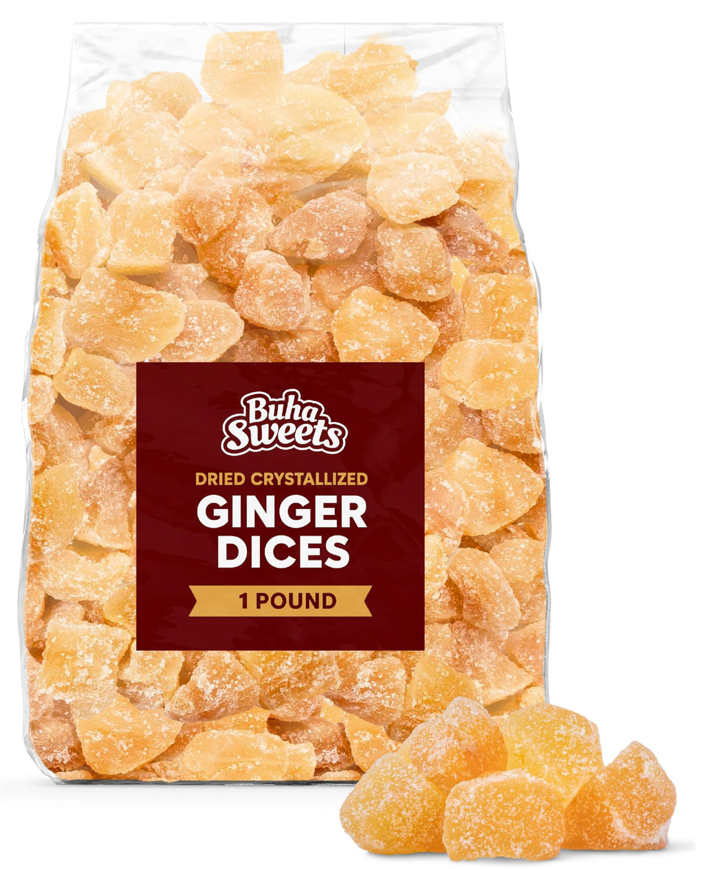 Buha Sweets front of bag showing 1 lb packaging and product benefit