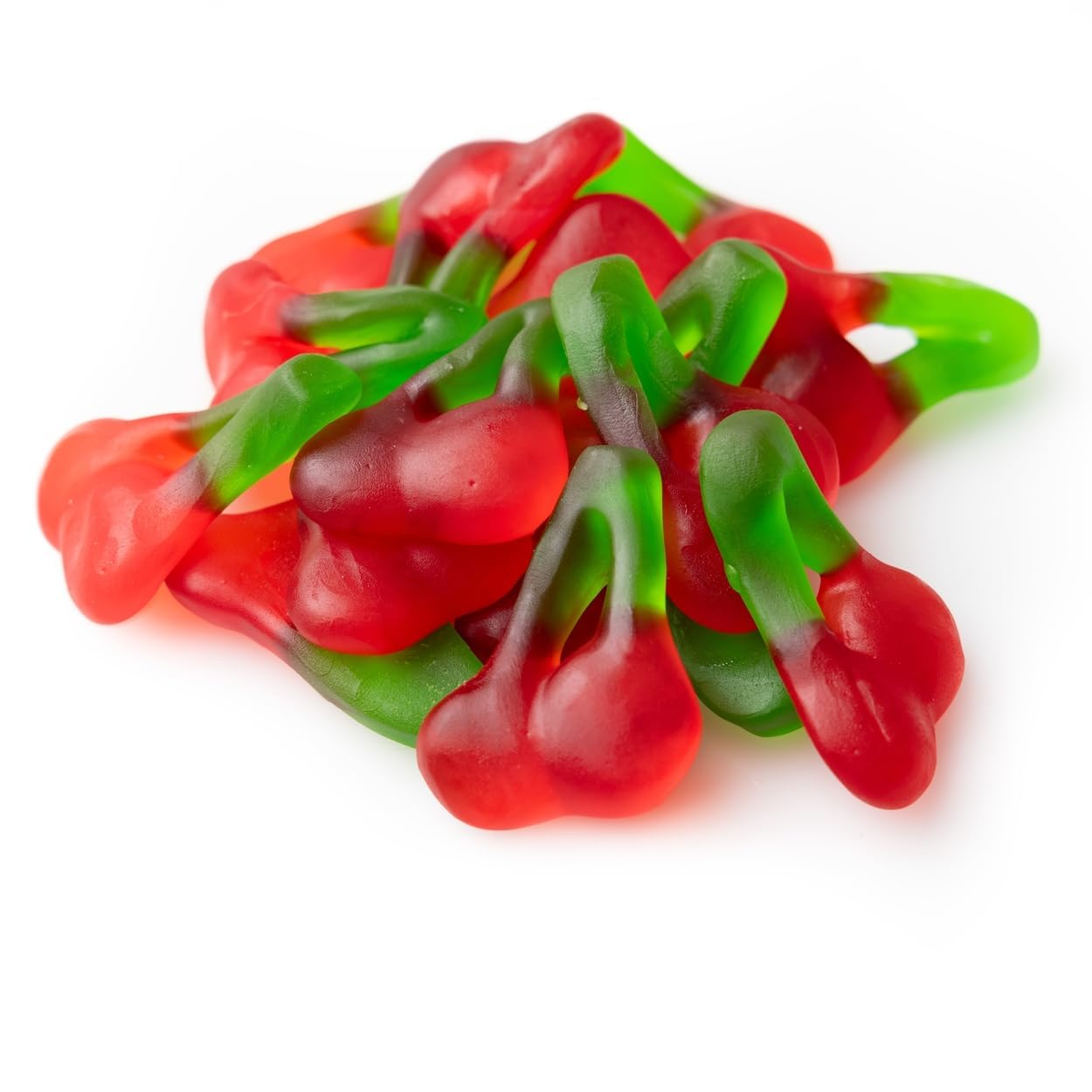 Buha Sweets close-up of gummy texture highlighting soft chew and juicy cherry appearance