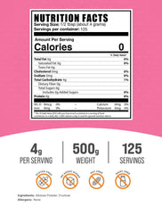 BulkSupplements close-up of fine allulose powder highlighting smooth texture for mixing