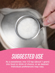 BulkSupplements powder on a spoon next to scale for accurate measuring benefit