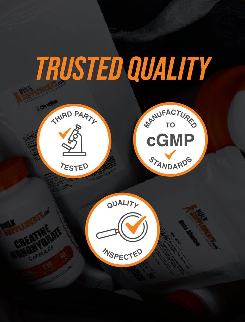 BulkSupplements product label and lot code image showing third-party testing and traceability
