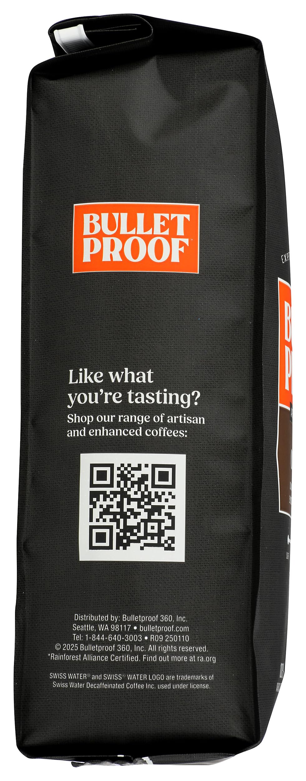 Bulletproof brewed cup from pour-over, showcases clean flavor and balance benefit