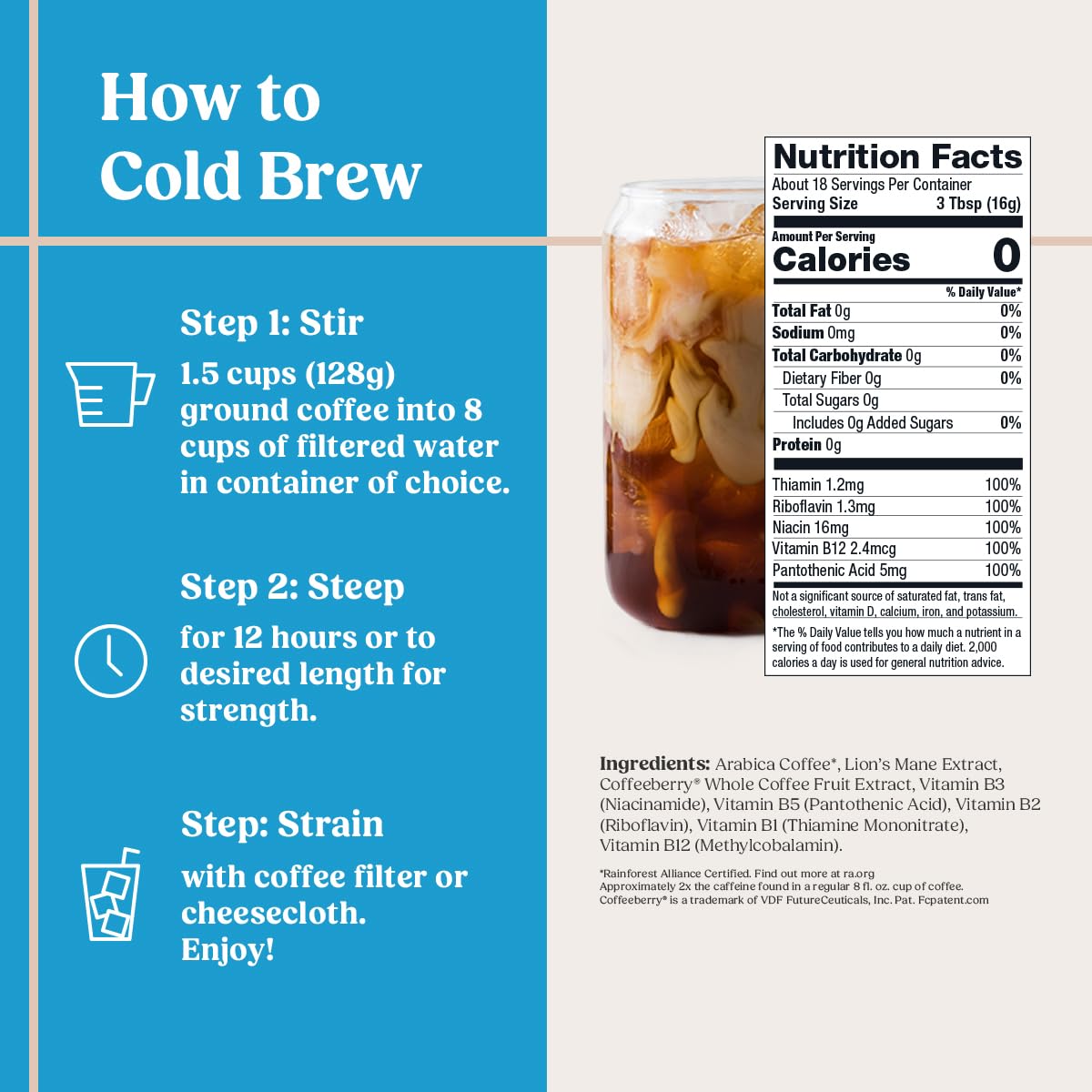 Bulletproof coarse-ground coffee texture ideal for smooth cold brew extraction
