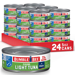 Bumble Bee front packaging 5 oz can showing brand and convenience