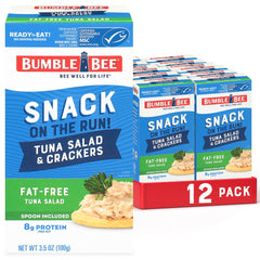Bumble Bee front packaging showing tuna salad kit and convenience