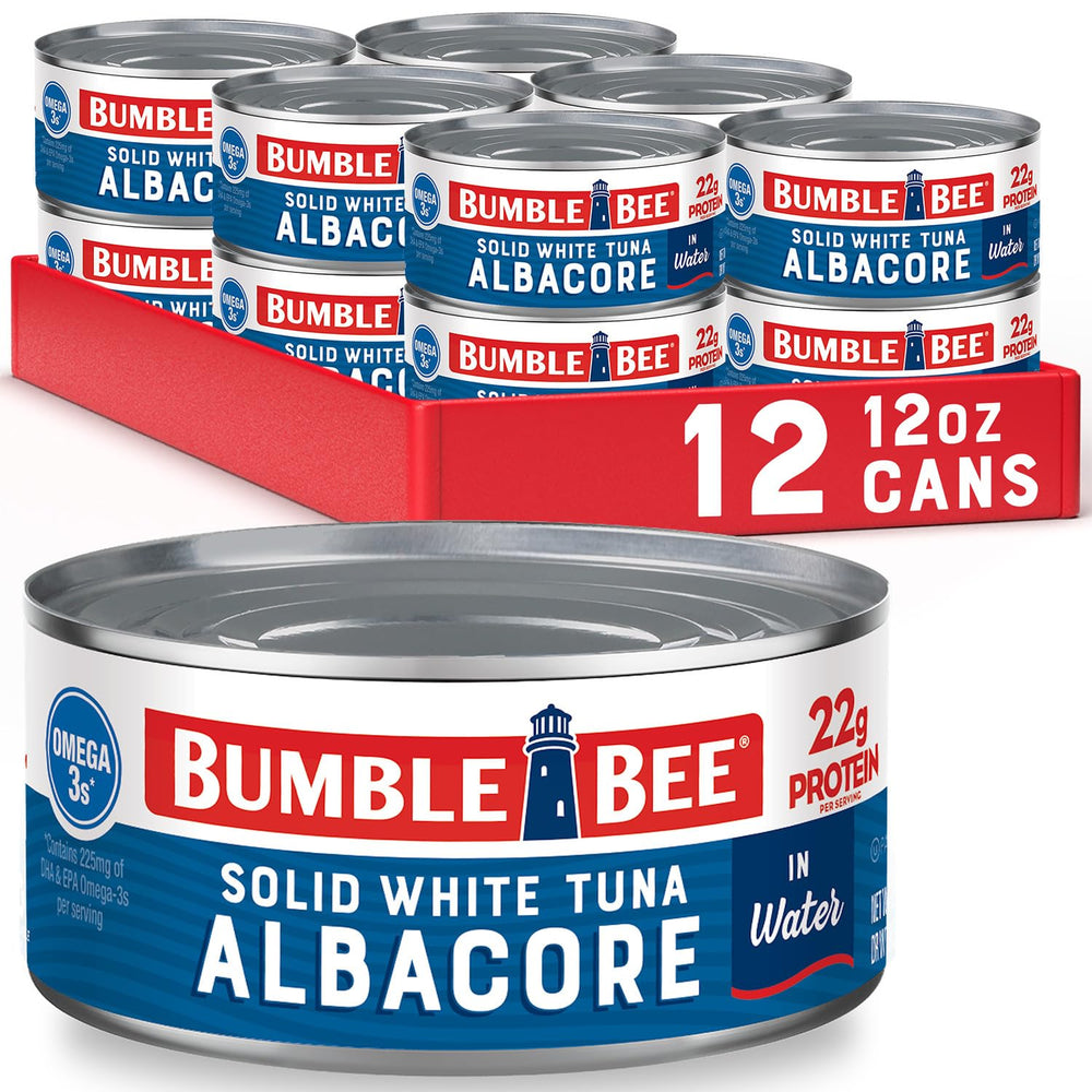 Bumble Bee front packaging showing 12-ounce can and brand benefits