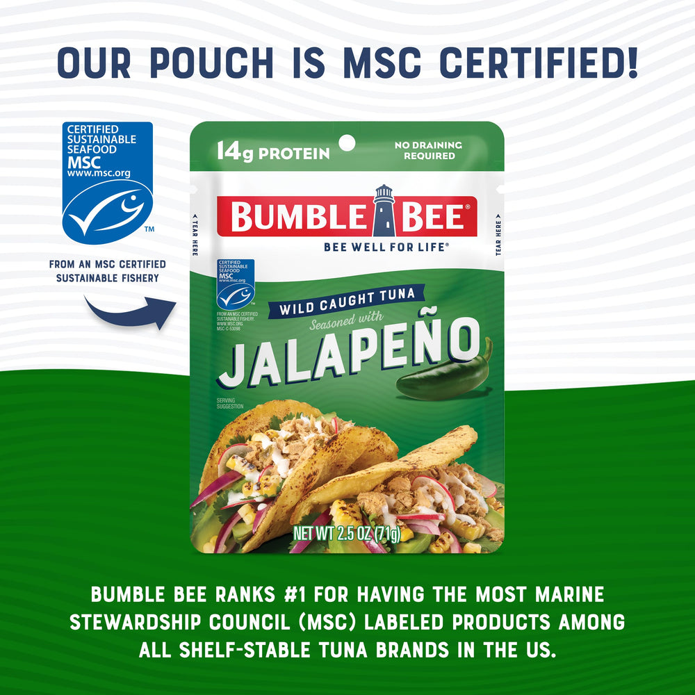 Bumble Bee tuna used as taco filling for fast flavorful meals