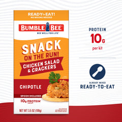 Bumble Bee open kit overhead view showing ready-to-eat components