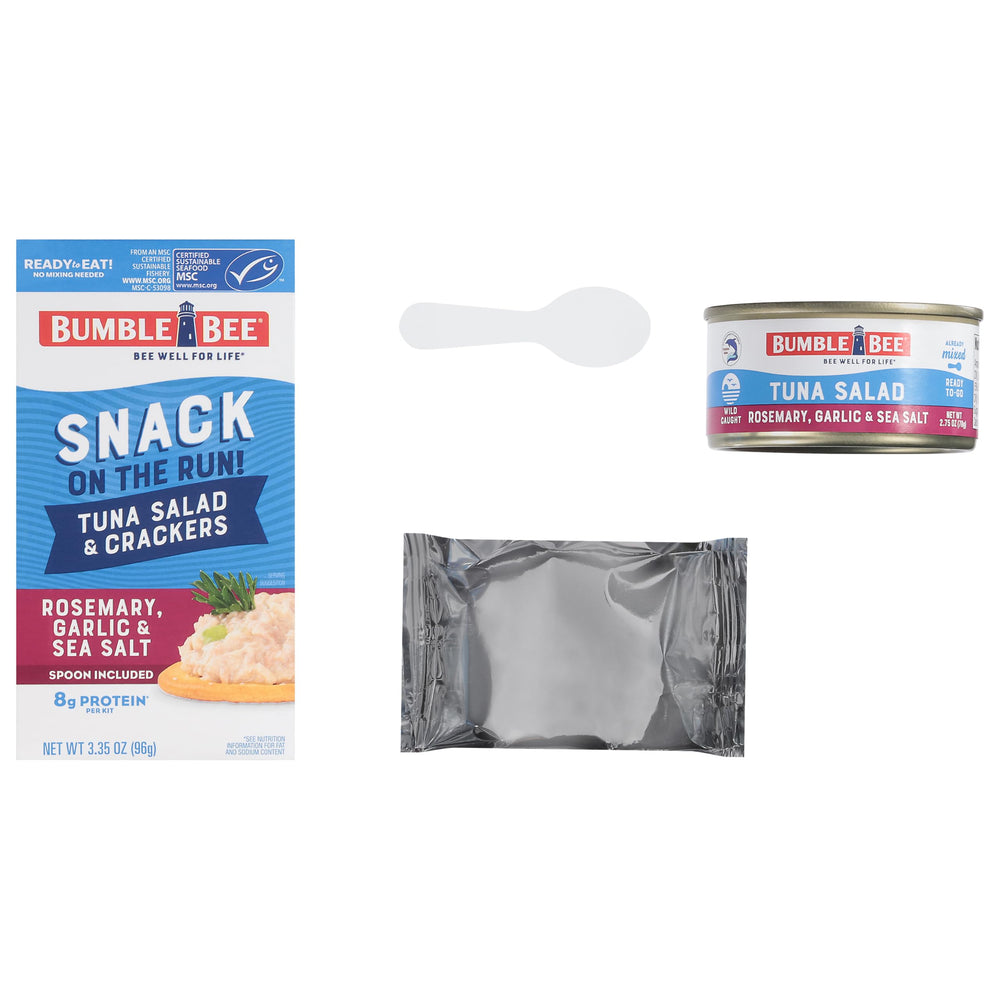 Bumble Bee stacked pack-of-12 in pantry for easy stocking and supply