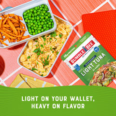 Bumble Bee opened pouch revealing tuna ready to use for quick meals