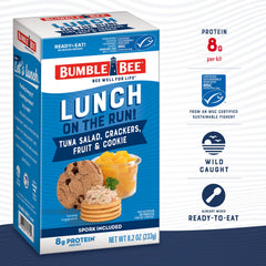 Bumble Bee tuna salad close-up showing creamy texture and ready-to-eat benefit