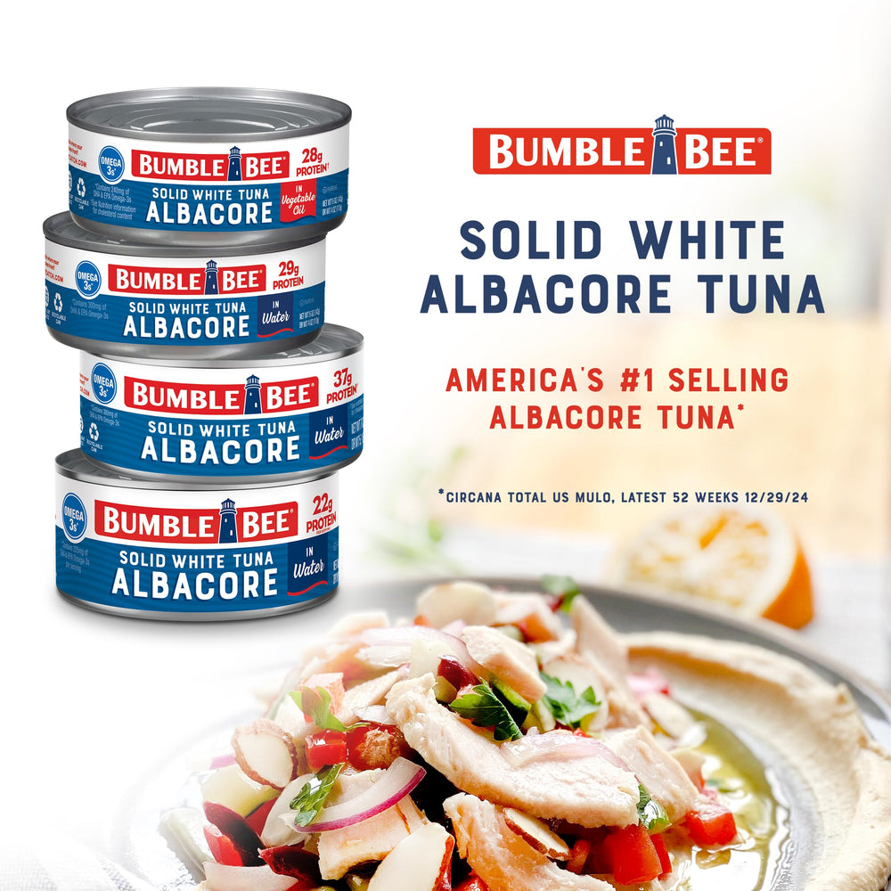 Bumble Bee tuna salad in a bowl illustrating quick, high-protein meal option