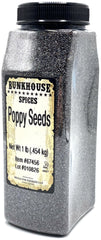 BUNKHOUSE poppy seeds poured from spoon into bowl highlighting easy measuring and portioning