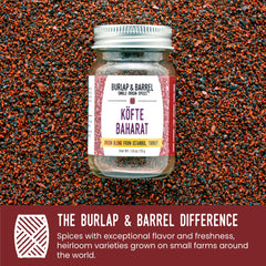 Burlap & Barrel close-up of spice texture highlighting aromatic quality