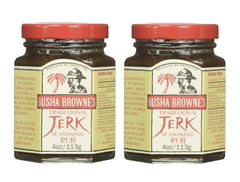 Busha Browne front packaging showing two 4 oz jars and clear label benefits