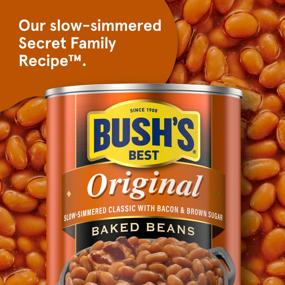 Bush's beans in a bowl ready to serve and add protein