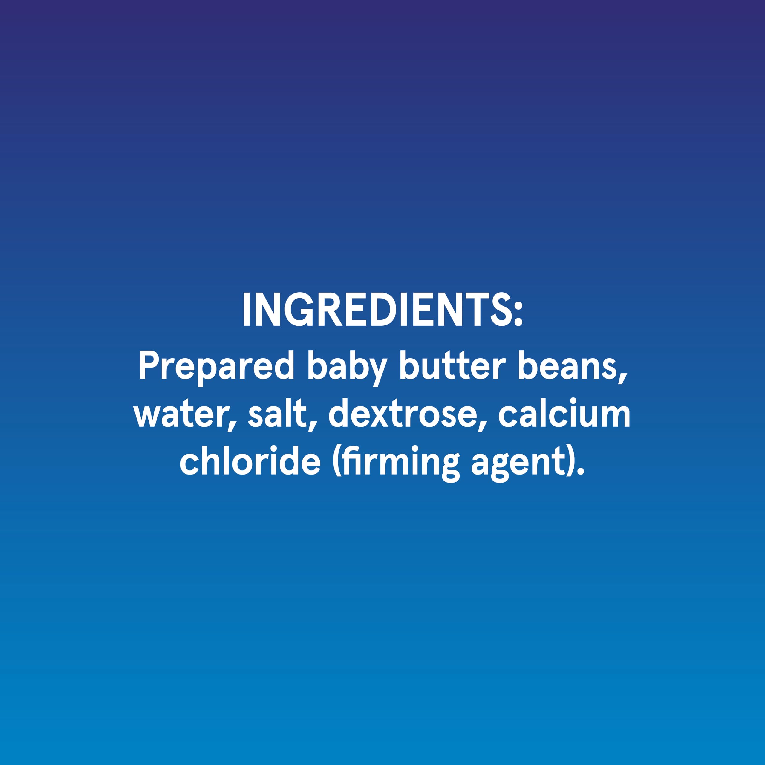 BUSH'S BEST label close-up showing nutrition facts and dietary benefits