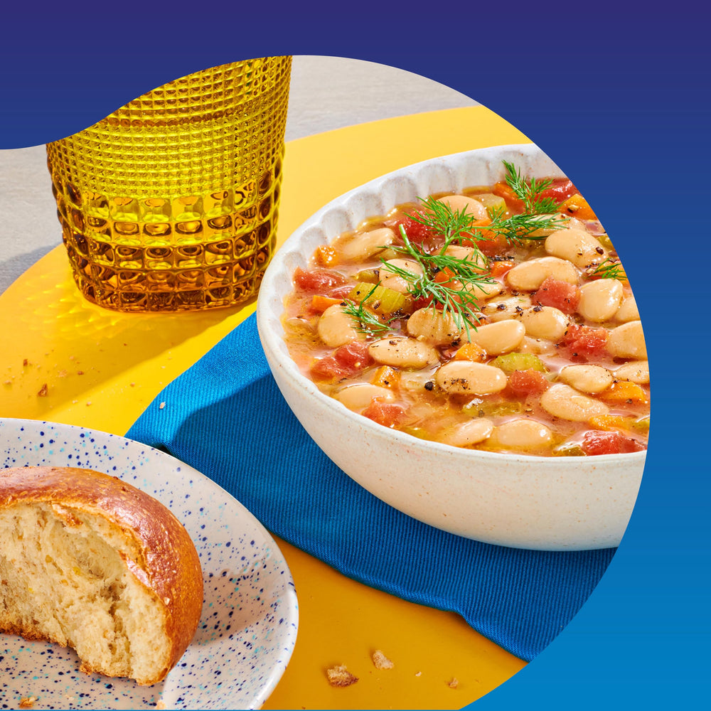 BUSH'S BEST butter beans served in a bowl as a side, showcasing serving appeal