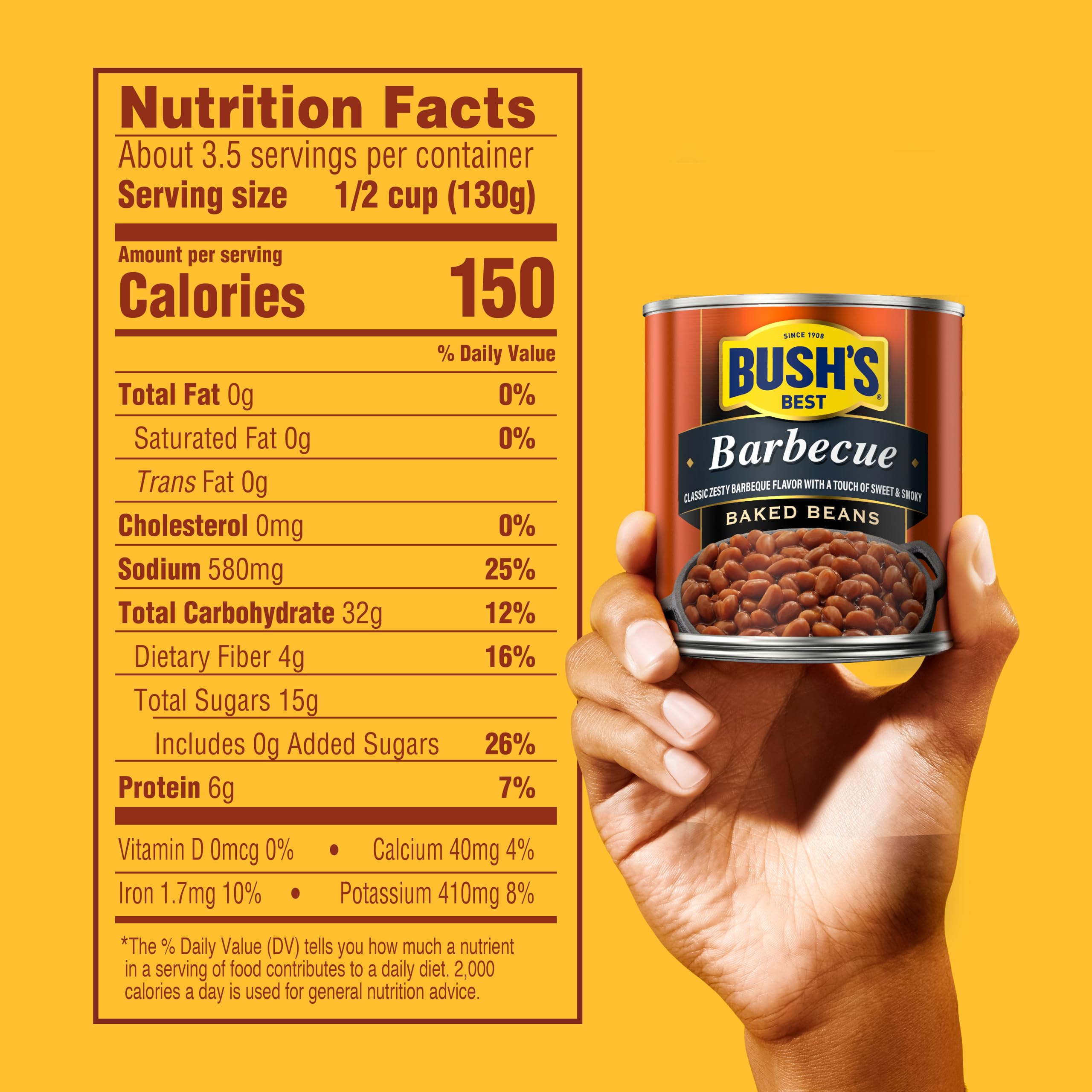 Bush's Best close-up of beans and sauce highlighting tender texture