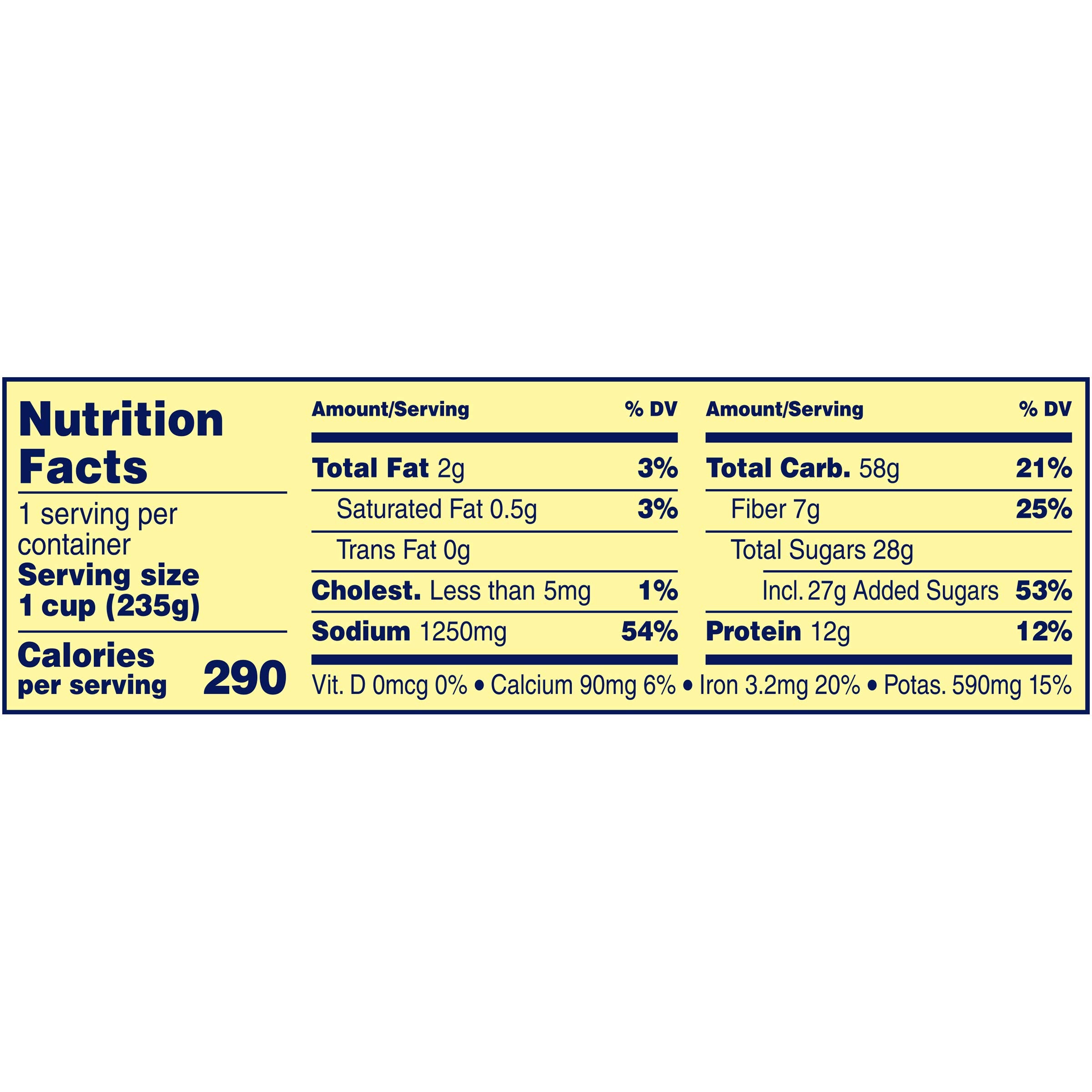 Open pop-top Bush's Best can ready to serve for fast meal prep