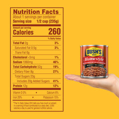 Bush's Best pop-top can opened ready to serve for fast meal prep
