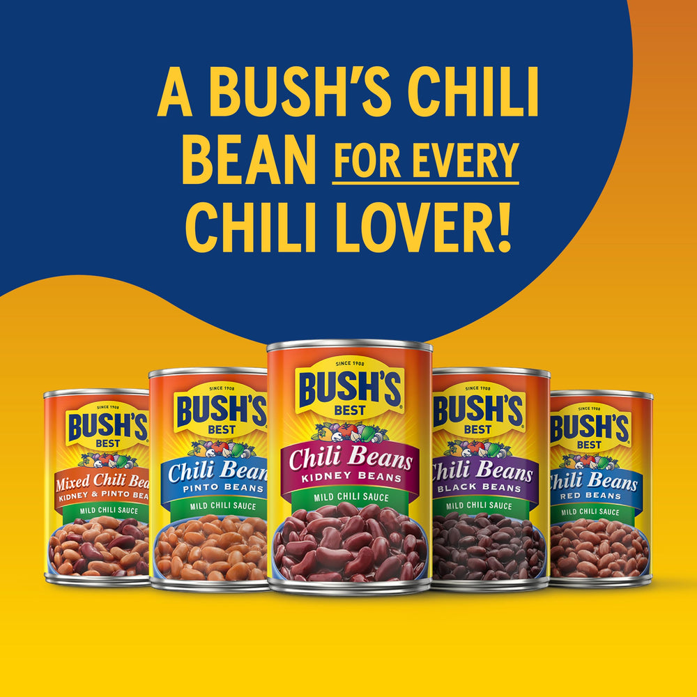 Bush's can held in hand to show size and single-serve convenience