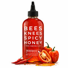 Bushwick Kitchen front packaging showing bold Bees Knees label and benefit