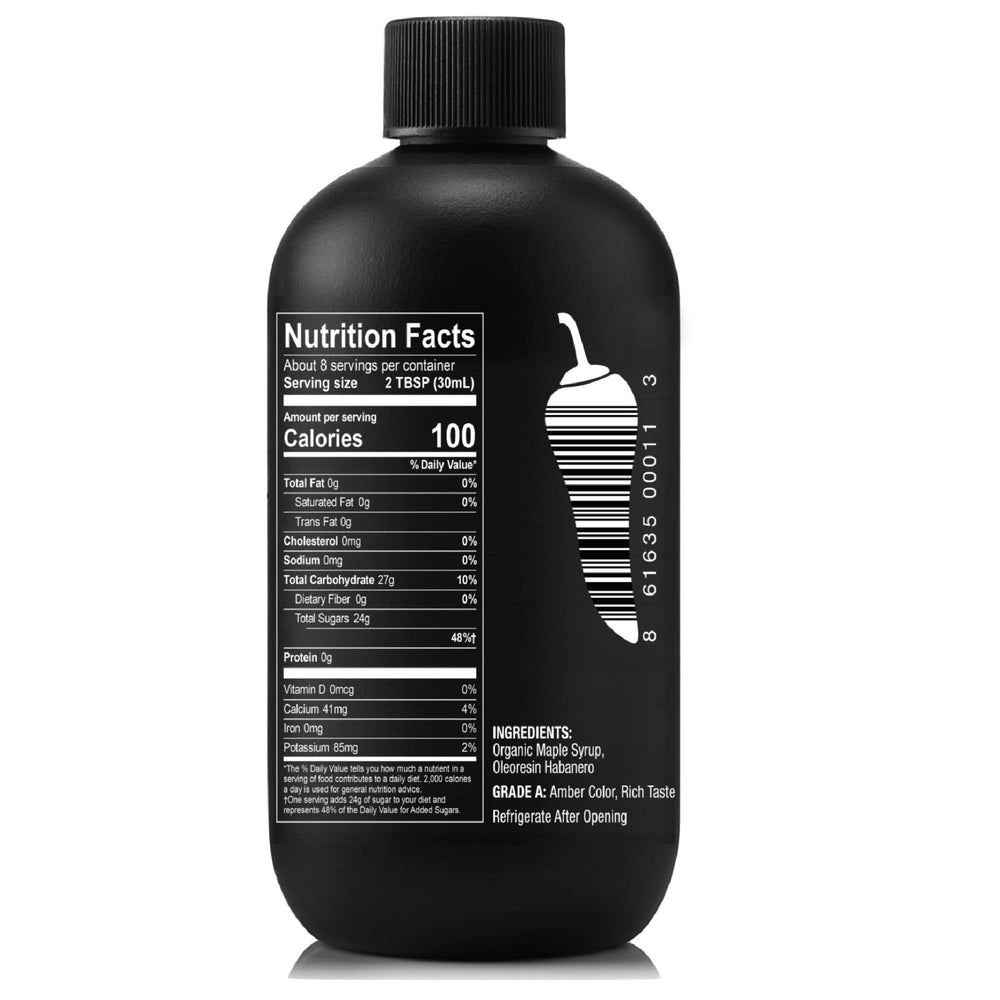 Bushwick Kitchen label closeup showing organic Grade A detail and clean ingredients benefit