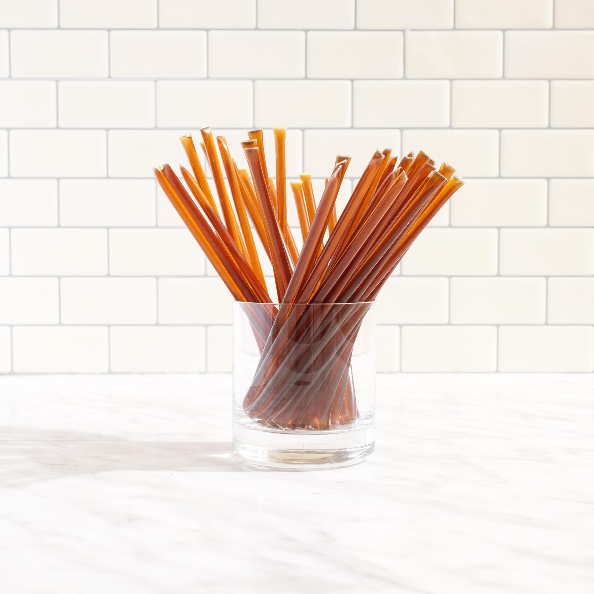 Bushwick Kitchen honey sticks in a travel bag ready for on-the-go snacking